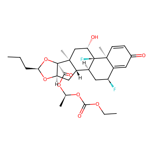 Itrocinonide structure