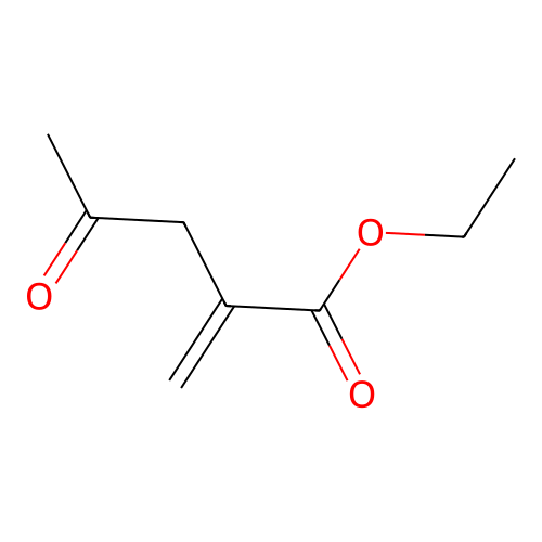Ethyl 2-methylene-4-oxopentanoate structure