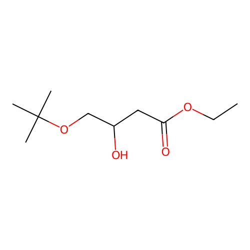 4-t-Butoxy-3-hydroxy-butyric acid, ethyl ester structure