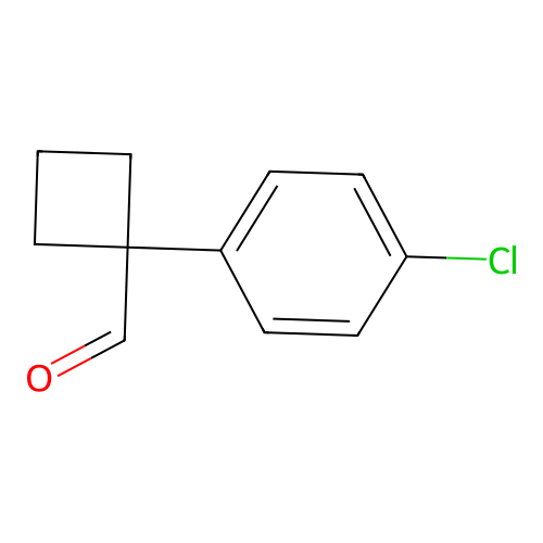 1-(4-Chlorophenyl)cyclobutanecarbaldehyde structure