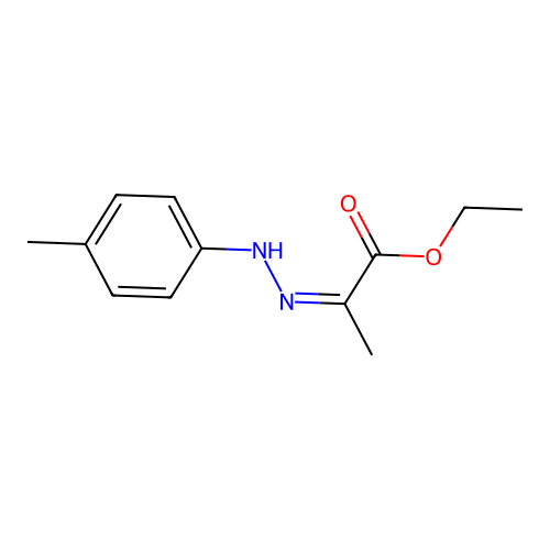 Propanoic acid, 2-[(4-methylphenyl)hydrazono]-, ethyl ester, (Z)- structure