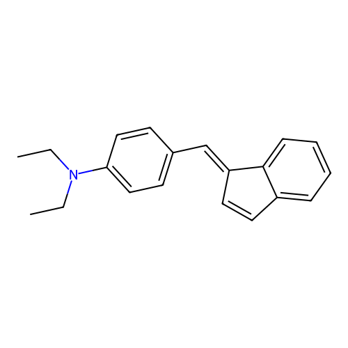 N,N-Diethyl-4-(1H-inden-1-ylidenemethyl)aniline structure
