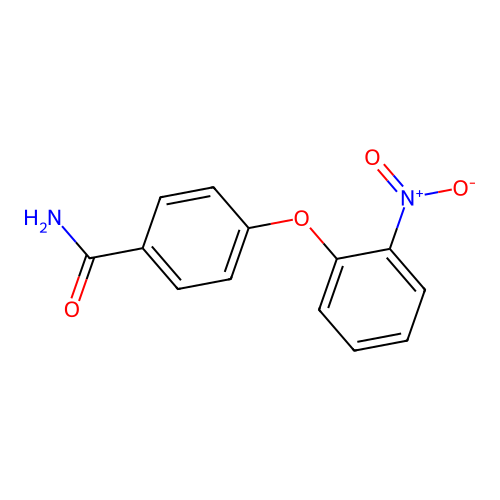 4-(2-Nitrophenoxy)benzamide structure