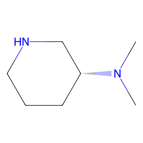 (R)-N,N-Dimethylpiperidin-3-amine structure
