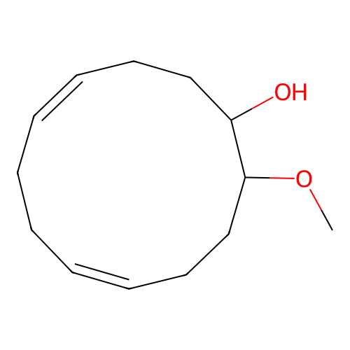12-Methoxycyclododeca-4,8-dien-1-ol structure