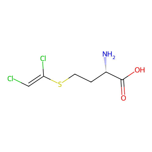 L-Homocysteine, S-(1,2-dichloroethenyl)- structure