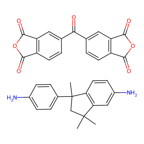 Polyimide resin structure
