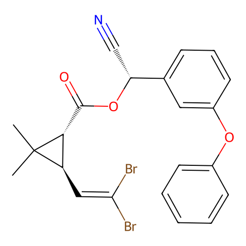trans-Deltamethrin structure