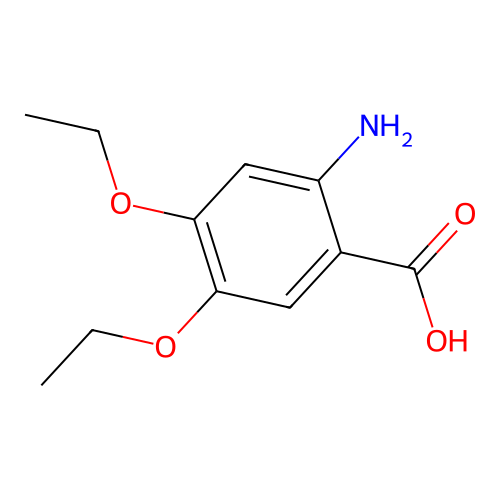 2-Amino-4,5-diethoxybenzoic acid structure