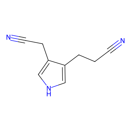3-(4-Cyanomethyl-1H-pyrrol-3-yl)-propionitrile structure