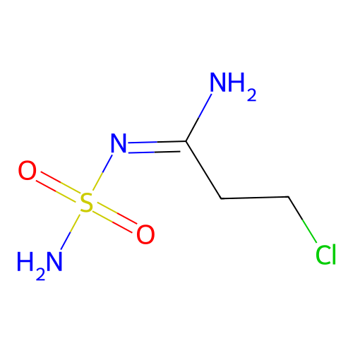 C3H8ClN3O2S structure