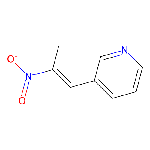 3-[(E)-2-nitroprop-1-enyl]pyridine structure