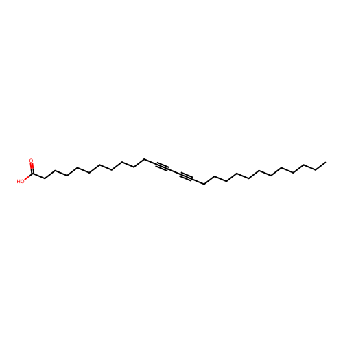 12,14-Heptacosadiynoic acid structure