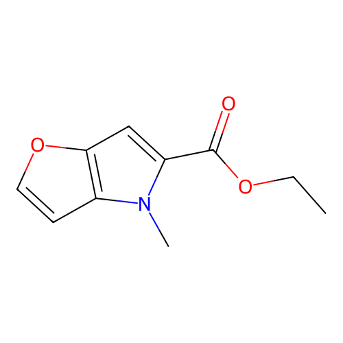 Ethyl 4-methylfuro[3,2-b]pyrrole-5-carboxylate structure