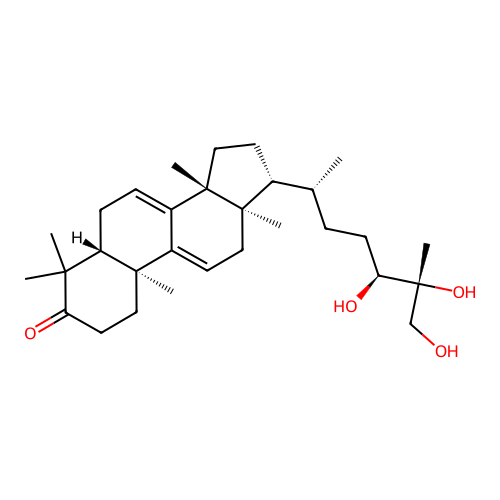灵芝酮三醇 structure