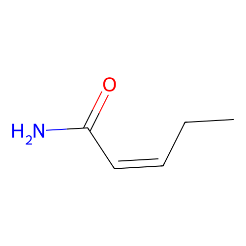 cis-2-Pentenoic acid amide structure