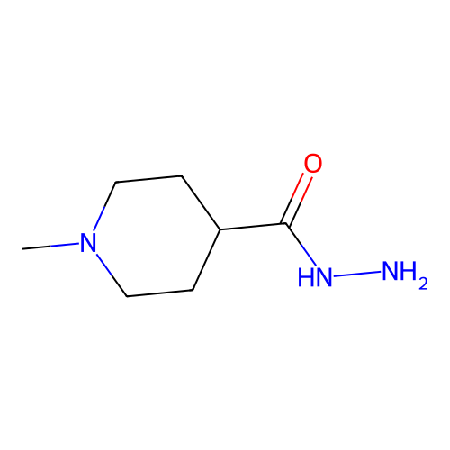 1-Methylpiperidine-4-carbohydrazide structure