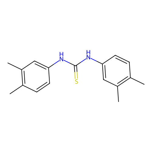 1,3-Bis(3,4-dimethylphenyl)thiourea structure