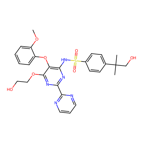 Hydroxybosentan structure