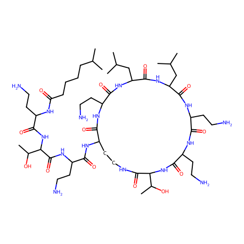粘杆菌素 structure