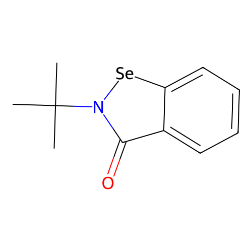 2-tert-Butyl-1,2-benzoselenazol-3(2H)-one structure