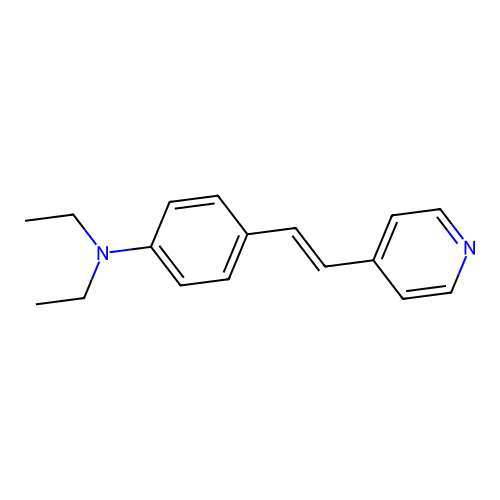 n,n-Diethyl-4-[2-(pyridin-4-yl)ethenyl]aniline structure