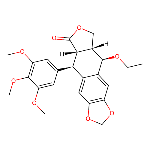 苦鬼臼毒素-1-乙基醚 structure