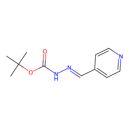 tert-Butyl-2-(pyridin-4-ylmethylidene)hydrazinecarboxylate structure
