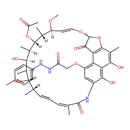 利福霉素B 2-(4-甲基苯基)酰肼 structure