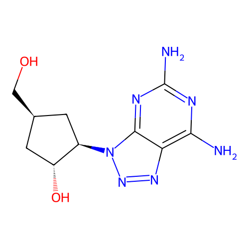 C-8-Aza-2,6-DAP-3'-dR structure