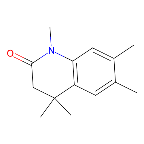 1,4,4,6,7-Pentamethyl-3,4-dihydroquinolin-2(1h)-one structure