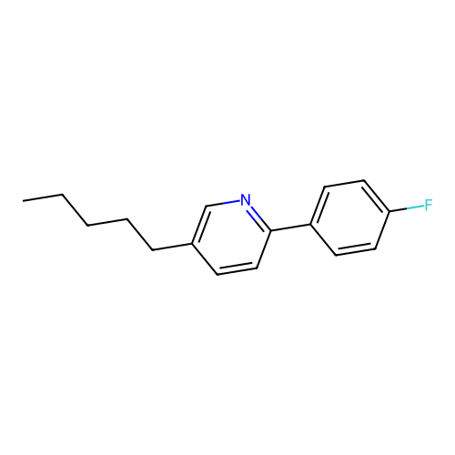2-(4-Fluorophenyl)-5-pentylpyridine structure