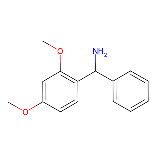 2,4-二甲氧基-α-苯基苯甲胺 structure