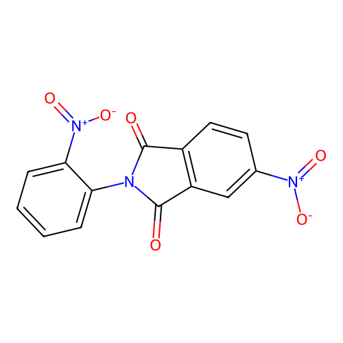 5-Nitro-2-(2-nitrophenyl)isoindole-1,3-dione structure