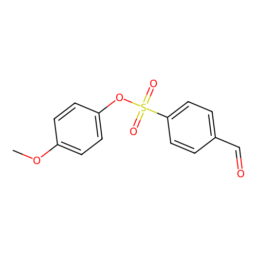 4-Methoxyphenyl 4-formylbenzenesulfonate structure
