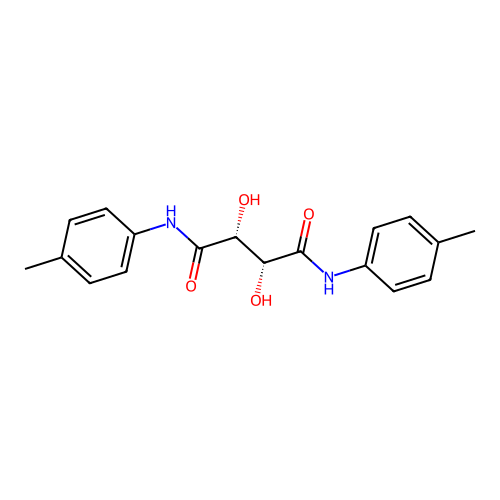 Butanediamide, 2,3-dihydroxy-N,N'-bis(4-methylphenyl)-, (R,R)-(+)- structure