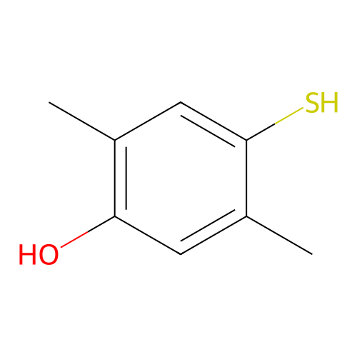 2,5-Dimethyl-4-sulfanylphenol structure