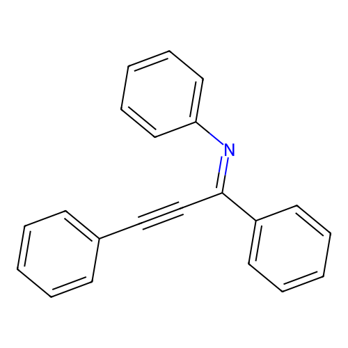 N,1,3-triphenylprop-2-yn-1-imine structure