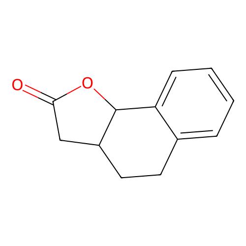 3a,4,5,9b-tetrahydro-3H-benzo[g][1]benzofuran-2-one structure