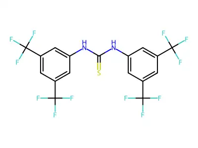 N,N'-Bis(3,5-bis(trifluoromethyl)phenyl)thiourea structure
