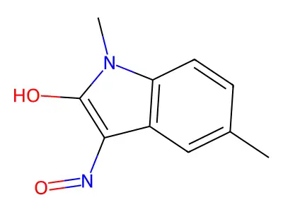 1H-Indole-2,3-dione, 1,5-dimethyl-, 3-oxime structure