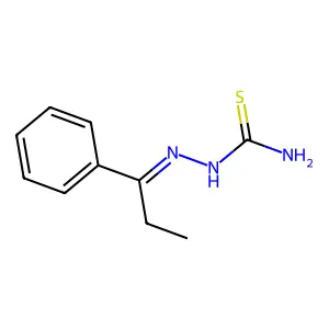 Hydrazinecarbothioamide, 2-(1-phenylpropylidene)- structure
