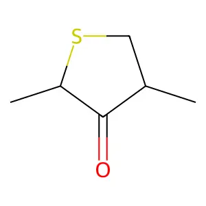 2,4-Dimethylthiolan-3-one structure