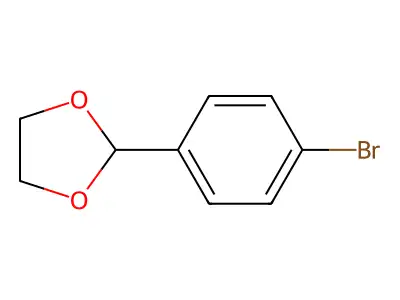 2-(4-Bromophenyl)-1,3-dioxolane structure
