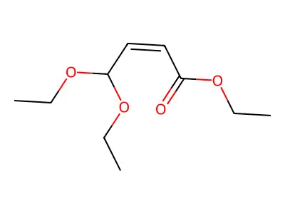 ethyl (Z)-4,4-diethoxybut-2-enoate structure