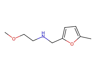 (2-Methoxyethyl)[(5-methylfuran-2-yl)methyl]amine structure