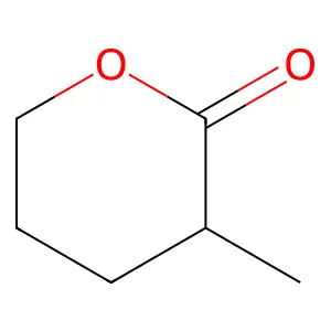Tetrahydro-3-methylpyran-2-one structure