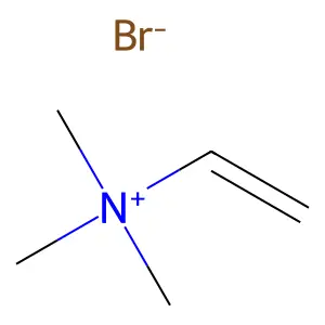 三甲基乙烯基溴化铵 structure