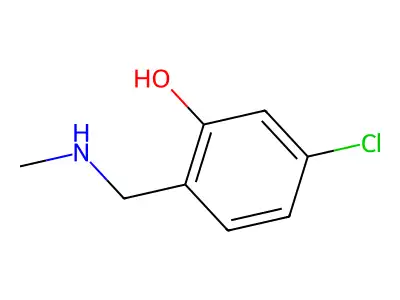 5-Chloro-2-[(methylamino)methyl]phenol structure