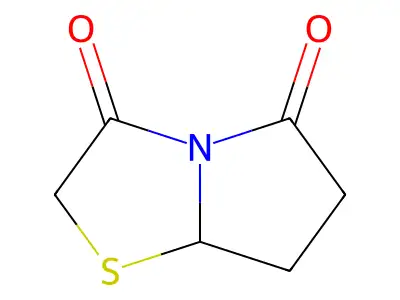 Pyrrolo[2,1-b]thiazole-3,5(2H,6H)-dione, dihydro- structure